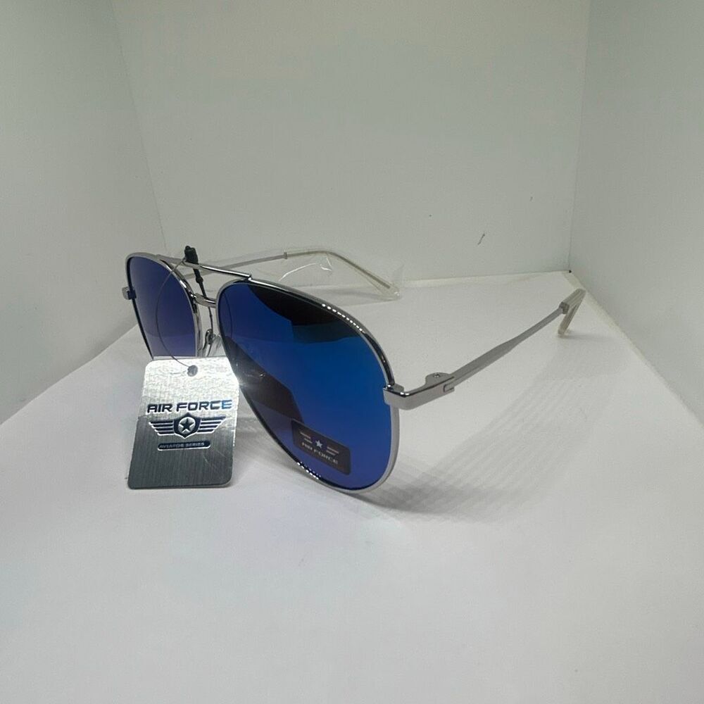 Air Force Mirrored Aviator Series Sunglasses – Classic Pilot Style UV Protection